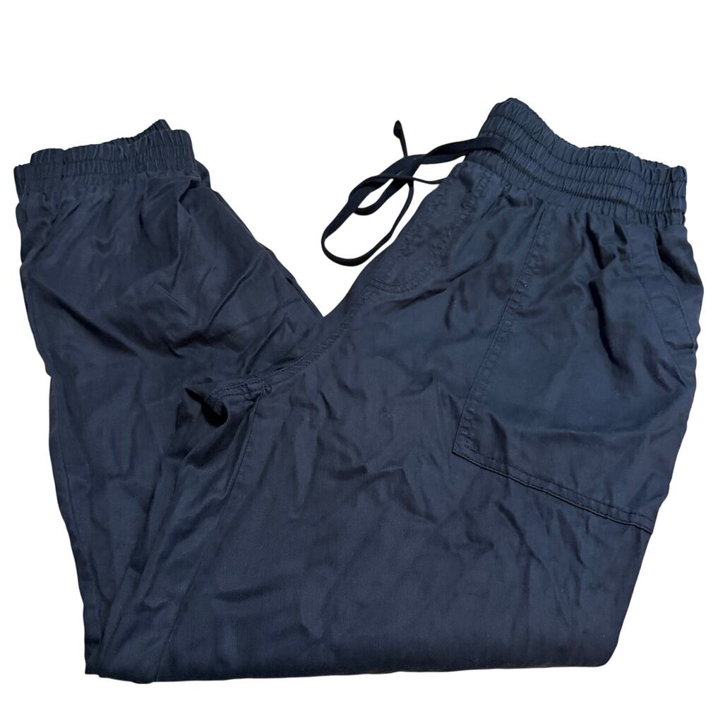 A New Day Women's Black High-Rise Woven Ankle Jogger Pants - Size Medium - NWT